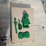 Lego minifigures green army man Image 2