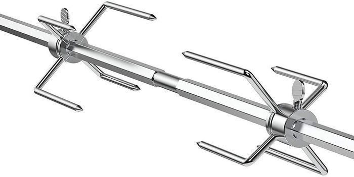 Universal BBQ Skewer Rotisserie Kit with Motor