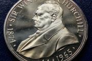 Rare Winston Churchill Memorial 1965 Silver .999 Medal BCS5