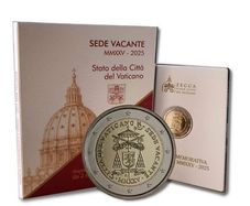 Vatican 2 Euro Commemorative Coin 2025 Sede Vacante
