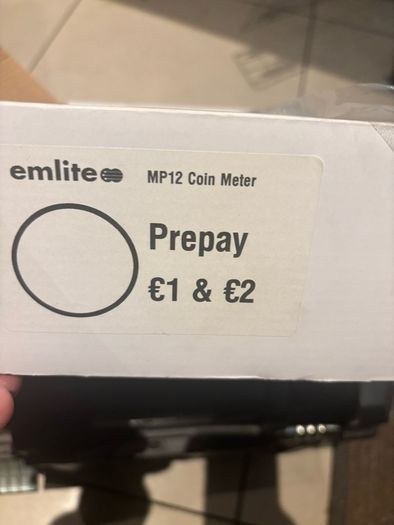 electricity euro coin meter