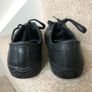 Black leather Converse trainers UK6.5 Image 4