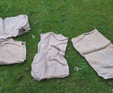 Hessian sacks