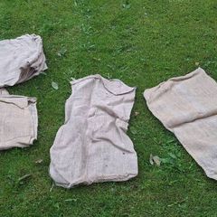 Hessian sacks