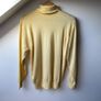 Pure New Wool Lemon Polo Neck Sweater Image 3