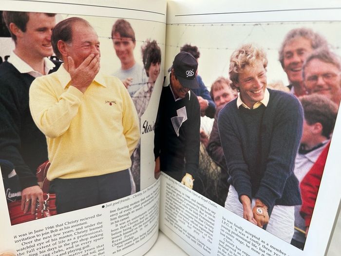 Christy O'Connor Snr SIGNED autobiography Golf Legend