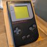 Nintendo BLACK Gameboy DMG-01 (the OG) - Optional Flash Cart - #396 Image 2