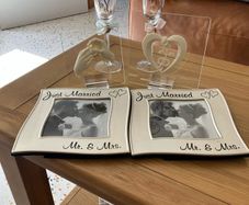 Wedding Glasses, Frames & Ornaments