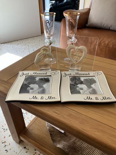 Wedding Glasses, Frames & Ornaments