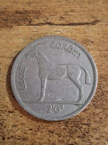 Ireland 1959, Half Crown / 2 Shillings 6 Pence Coin - free standard postage