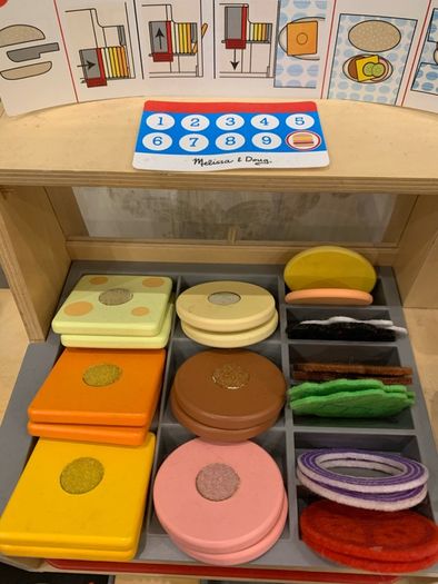 Wooden Toy Sandwich counter