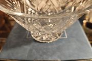 Glendale Marquis Waterford Crystal Large Footed Bowl Made In Poland 10 Inch in orignal box.
