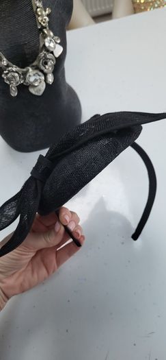 COAST black bow head-piece - Free Size - Rrp 95