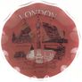 London glass decorative plate Image 2