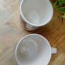 Carrigaline pottery, Pair promotional mugs, vintage advertising, 1980s, 1970s Image 5