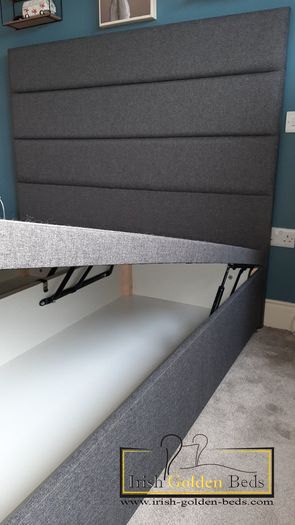ottoman lift up bed frame and headboard