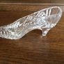 Glass Crystal Shoe Ornament Trinket dish Image 2