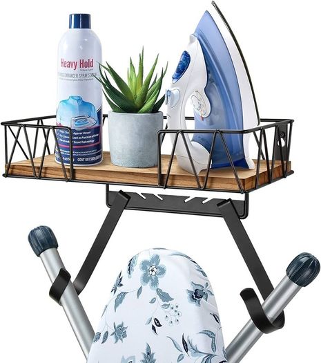 NEW SALE | Ironing Board Hanger Wall Mount - Laundry Room Iron and Ironing Board Holder