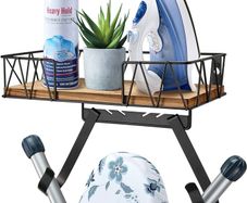 NEW SALE | Ironing Board Hanger Wall Mount - Laundry Room Iron and Ironing Board Holder