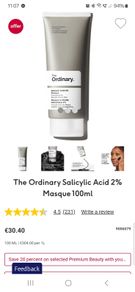 the ordinary salicylic acid 2% masque