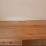 Beech Desk with 3 drawers Image 2
