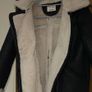 Zara Kids Black Faux Shearling Biker Jacket - Size 13-14 Yrs / 164 cm Image 8