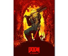 Doom Eternal - A3 Poster