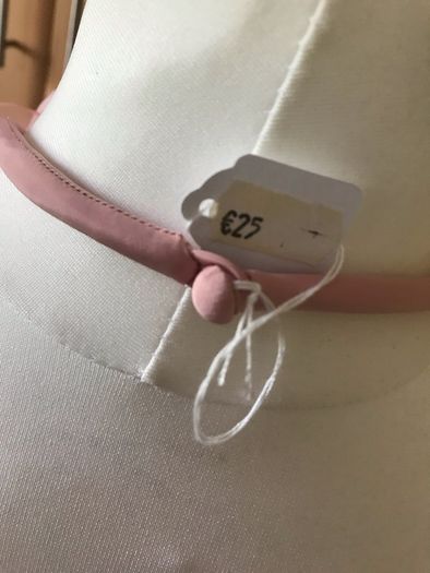 Blush pink decorative floral necklace