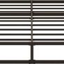 Small Double Bed Frame 120x190 cm Metal Platform Bed Small Double Steel Slat Support, Easy Assembly, Noise Free, No Box Spring Needed, 36cm High, Black Image 9