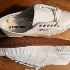 new Superga leather shoes- size 41/ 7