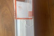 White wooden blinds