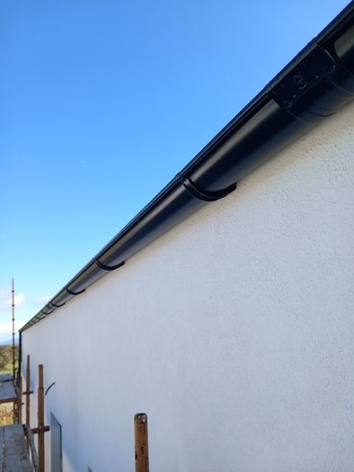 Standing seam roof, sale and delivery of roofing materials and gutter systems