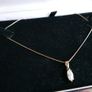 Vintage 9ct Gold 375 Gold Pendant and Chain 3,4g L-9,8" Image 5