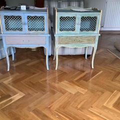 Rare Pair of Jacques Bodart Cabinet/Lockers