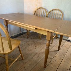 extendable dining room table & chairs for sale & collection