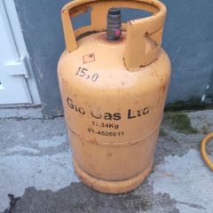 gas bottles (around half full)