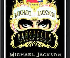 Michael Jackson Framed Poster Lansdowne Dublin 1992