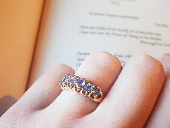 10k Gold Half Eternity Ring