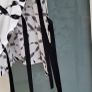 HELMUT LANG monochrome side ties tee Sz S (Fit 8-10UK) - Rrp 225 (New) Image 4