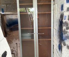 Large Storage Press with Shelves