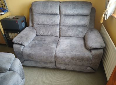 2 Seater Recliner & Chair