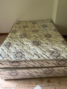 Double bed, orthopaedic