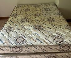 Double bed, orthopaedic