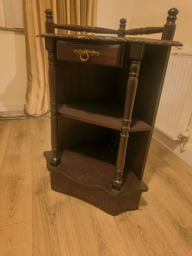 Mahogany corner unit