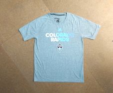 Colorado Rapids (M) Tee Shirt Jersey adidas Soccer Football Grey MLS Denver Major League Soccer Tshirt USA America Medium