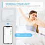 Smart WiFi Light Switch, Maxcio Alexa Smart Wall Light Switch 1Gang 1Way, Alexa Google Home Control, Smartlife APP Control, Timer/Schedule,Neutral Wire Required,Switch-1 Gang) Image 7