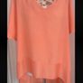 tunic Bnwt short sleeve tunic top asymmetrical freesize  14/16 Image 2