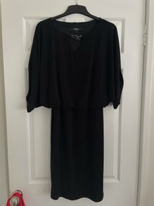 Star by Julien Macdonald black dress LBD size 12