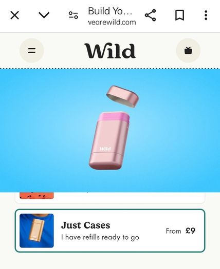 WILD Deodorant Case