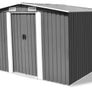 Garden Storage Shed Anthracite Steel 257x205x178 Cm Multiple Colours Available (free Postage) Image 6